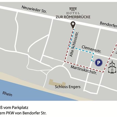 Hotel Zur Roemerbruecke ノイヴィート エクステリア 写真