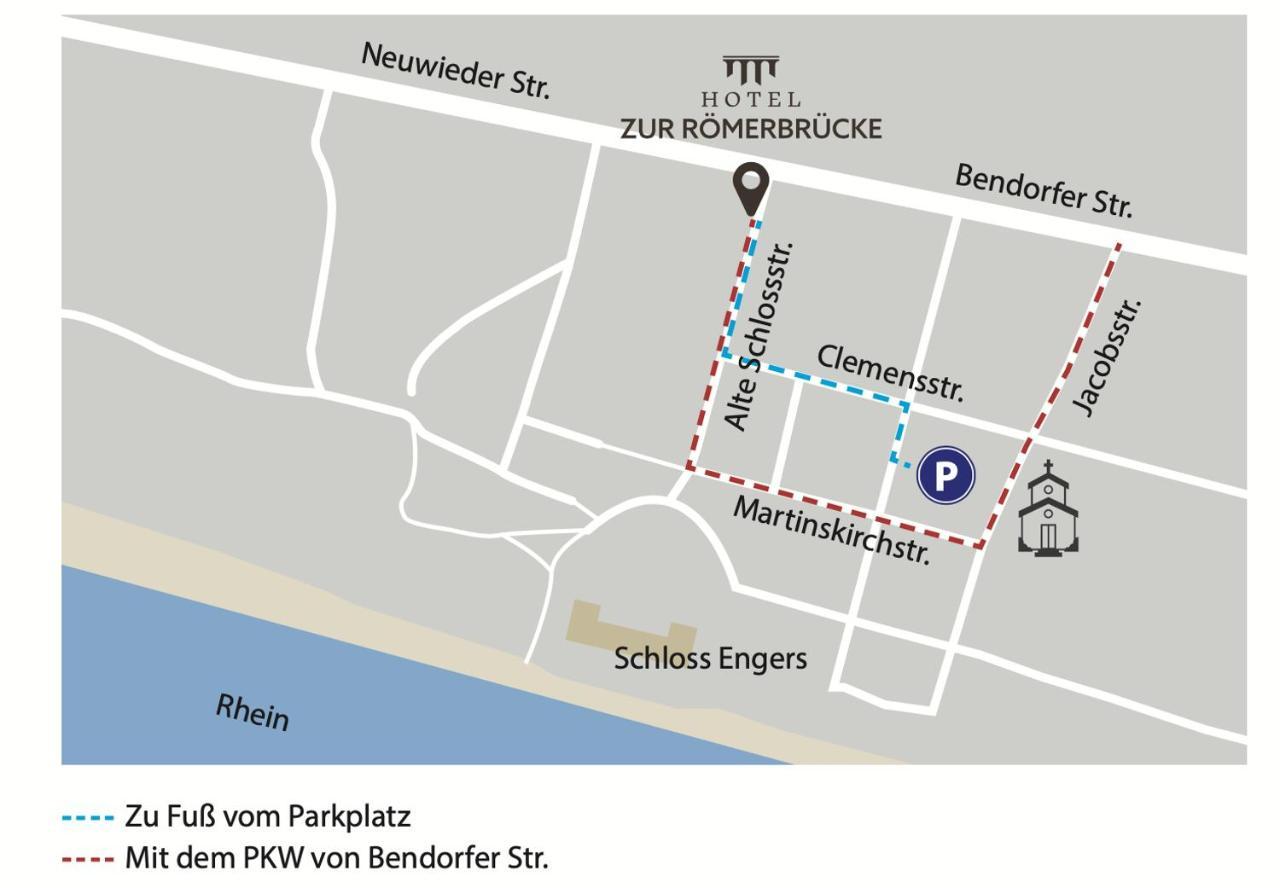 Hotel Zur Roemerbruecke ノイヴィート エクステリア 写真